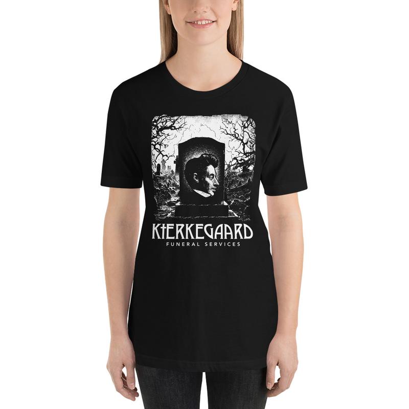 Kierkegaard - Funeral Services - Basic T-Shirt - Black / M - Discounted (US)