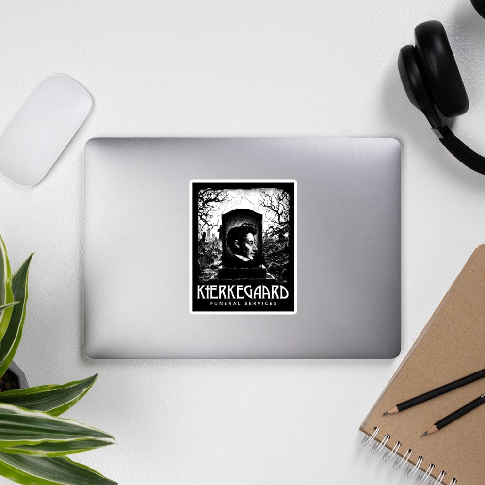 Kierkegaard - Funeral Services - Sticker