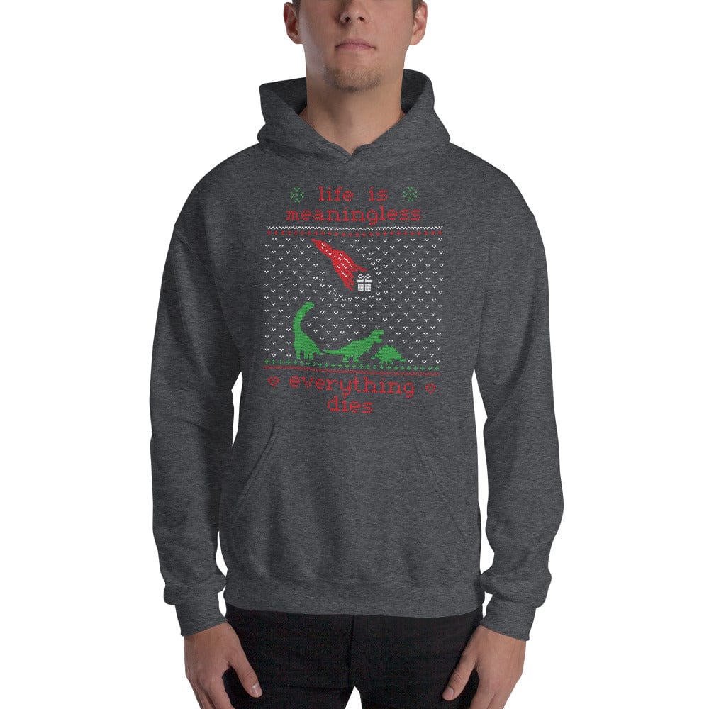 La vida no tiene sentido - Ugly Xmas Sweater - Sudadera con capucha