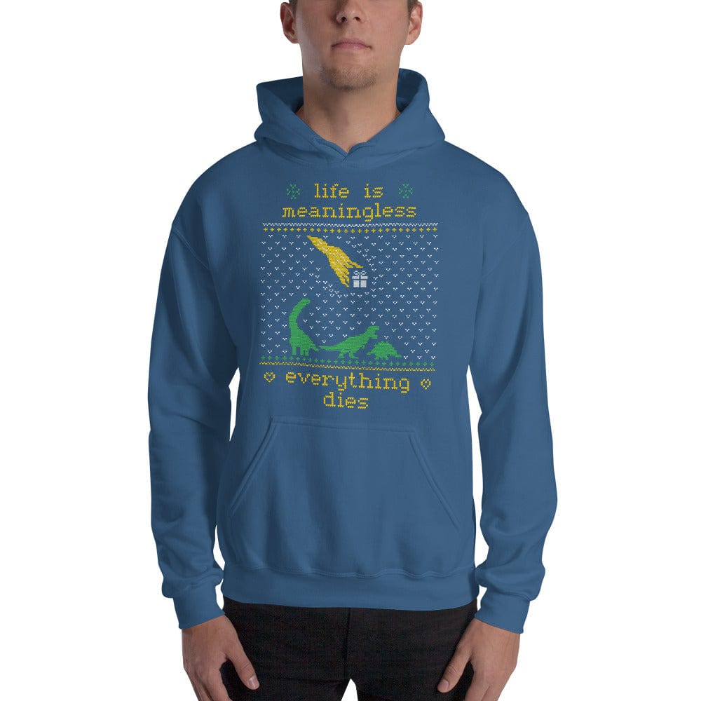 La vida no tiene sentido - Ugly Xmas Sweater - Sudadera con capucha