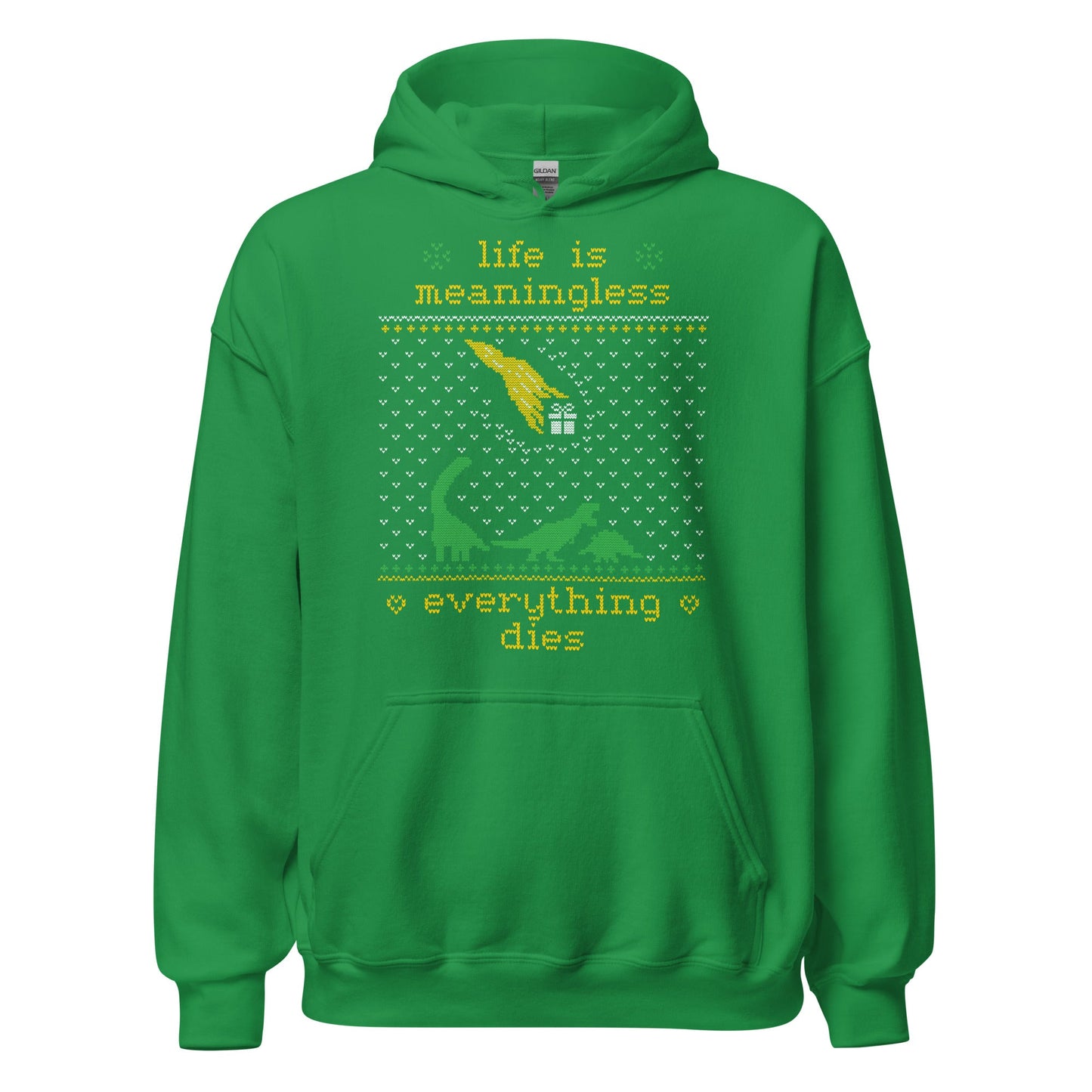 La vida no tiene sentido - Ugly Xmas Sweater - Sudadera con capucha