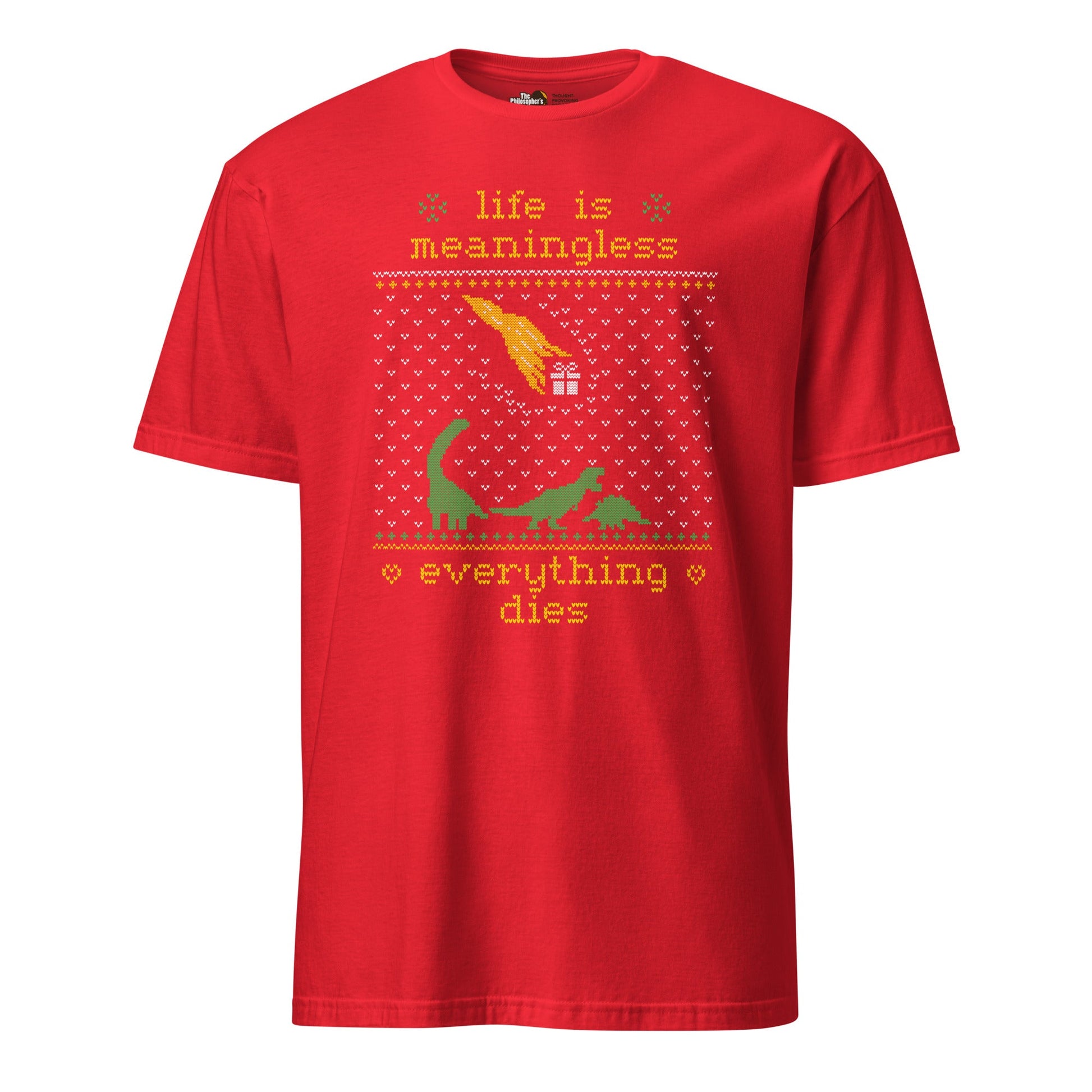 La vida no tiene sentido - Ugly Xmas Sweater - Premium T-Shirt