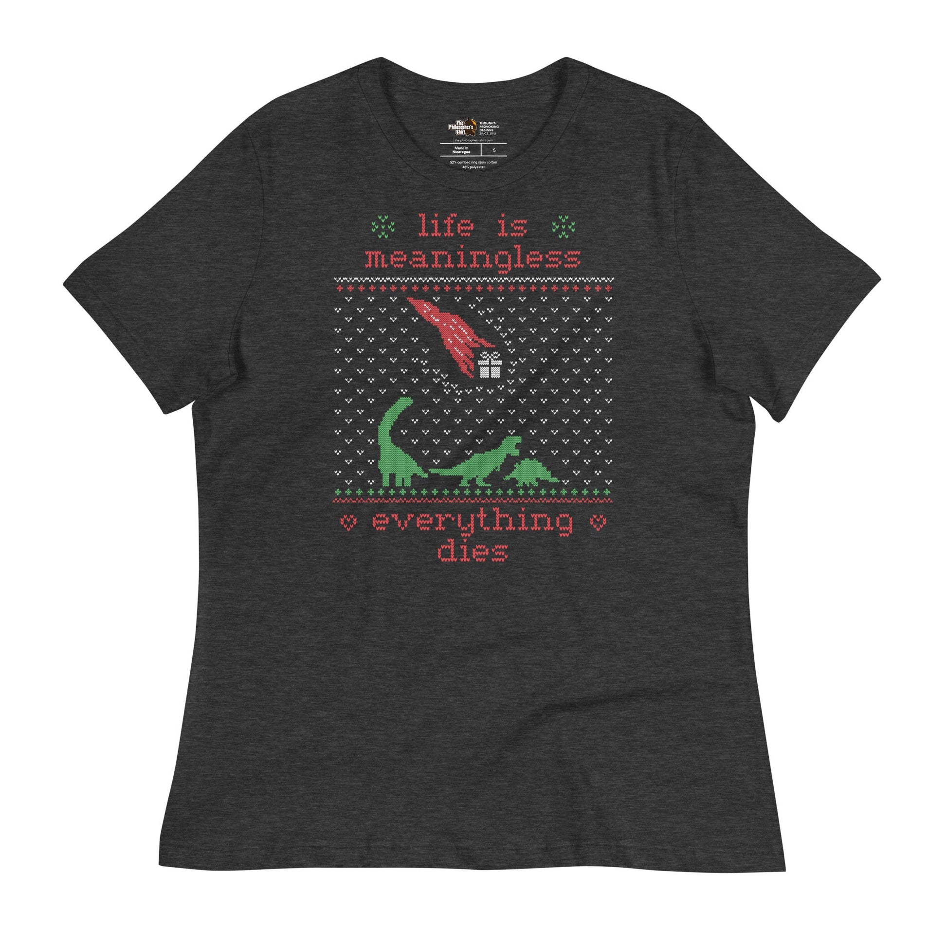 La vida no tiene sentido - Ugly Xmas Sweater - Camiseta de mujer