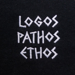 Logos Pathos Ethos - Embroidered - Unisex Classic T-Shirt