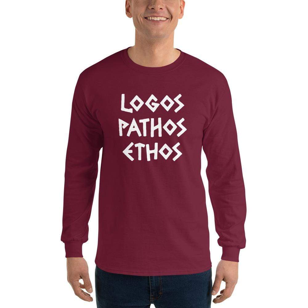 Logos Pathos Ethos - Long-Sleeved Shirt