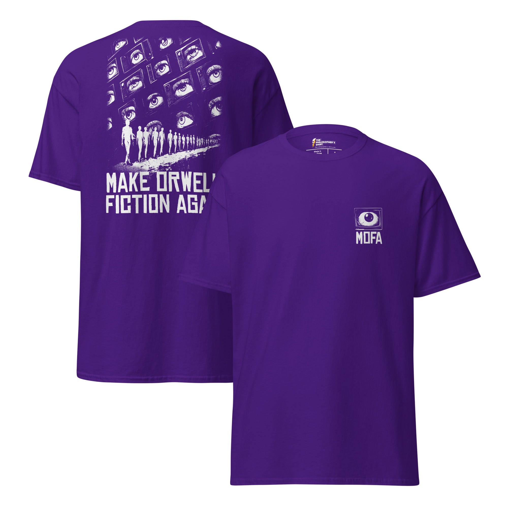 MOFA 2024 - Front and Back Print - Unisex Classic T-Shirt - Purple - The Philosopher's Shirt