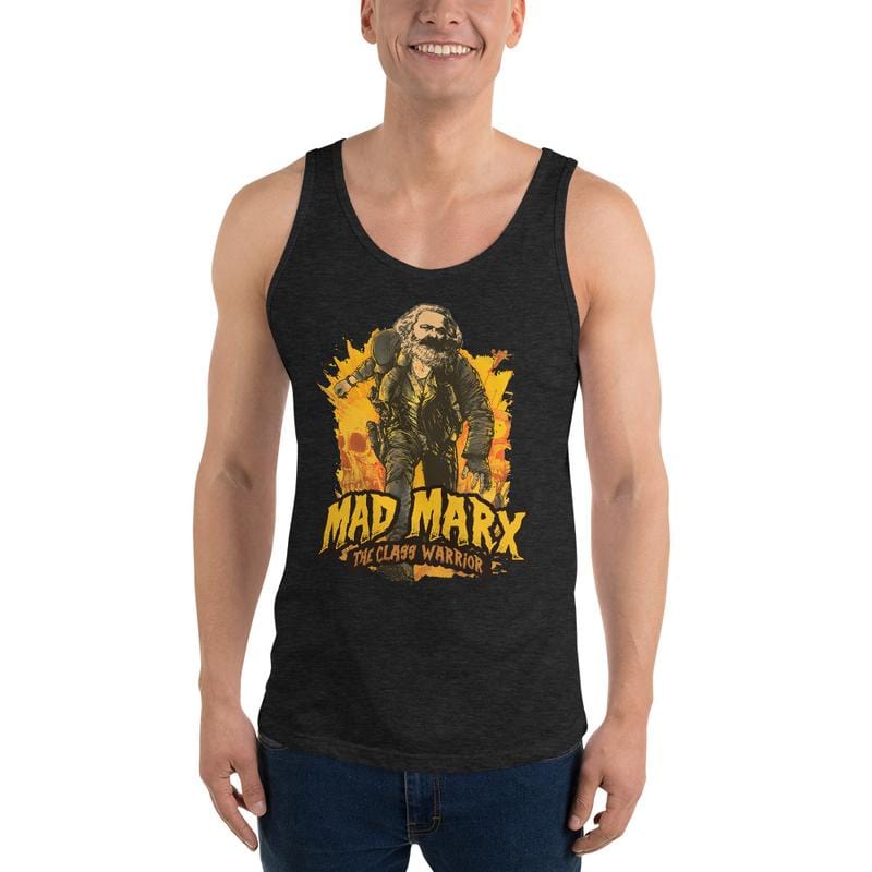 Mad Marx - The Class Warrior - Unisex Tank Top - Charcoal-Black Triblend / 2XL - Discounted (US)