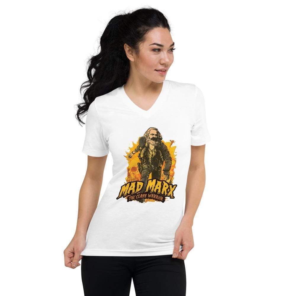 Mad Marx - The Class Warrior - Unisex V-Neck T-Shirt