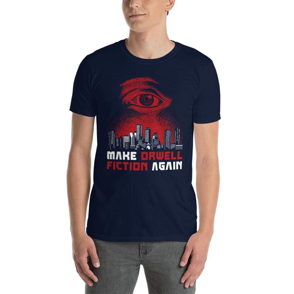 Make Orwell Fiction Again - Dystopian Version - Premium T-Shirt
