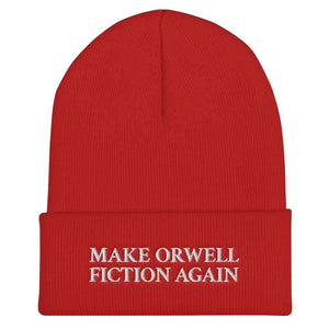 Macht Orwell wieder zur Fiktion - bestickte Beanie-Mütze