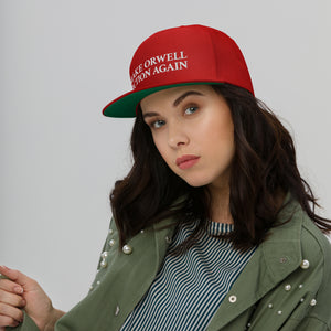 Make Orwell Fiction Again - Gorra Snapback bordada