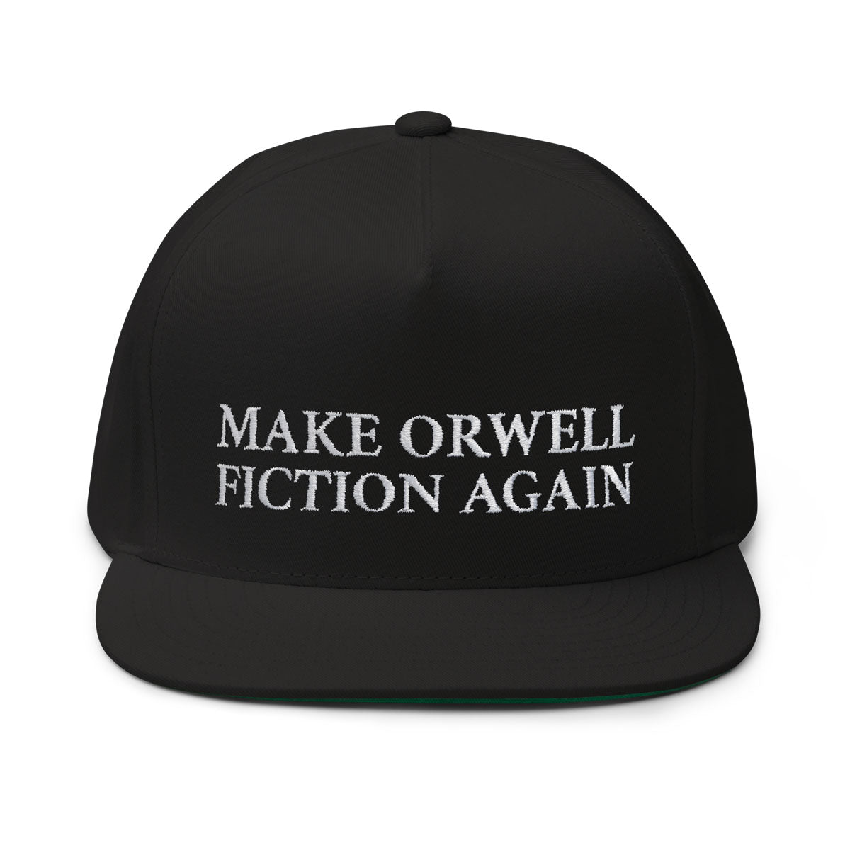 Make Orwell Fiction Again - Embroidered Snapback Cap