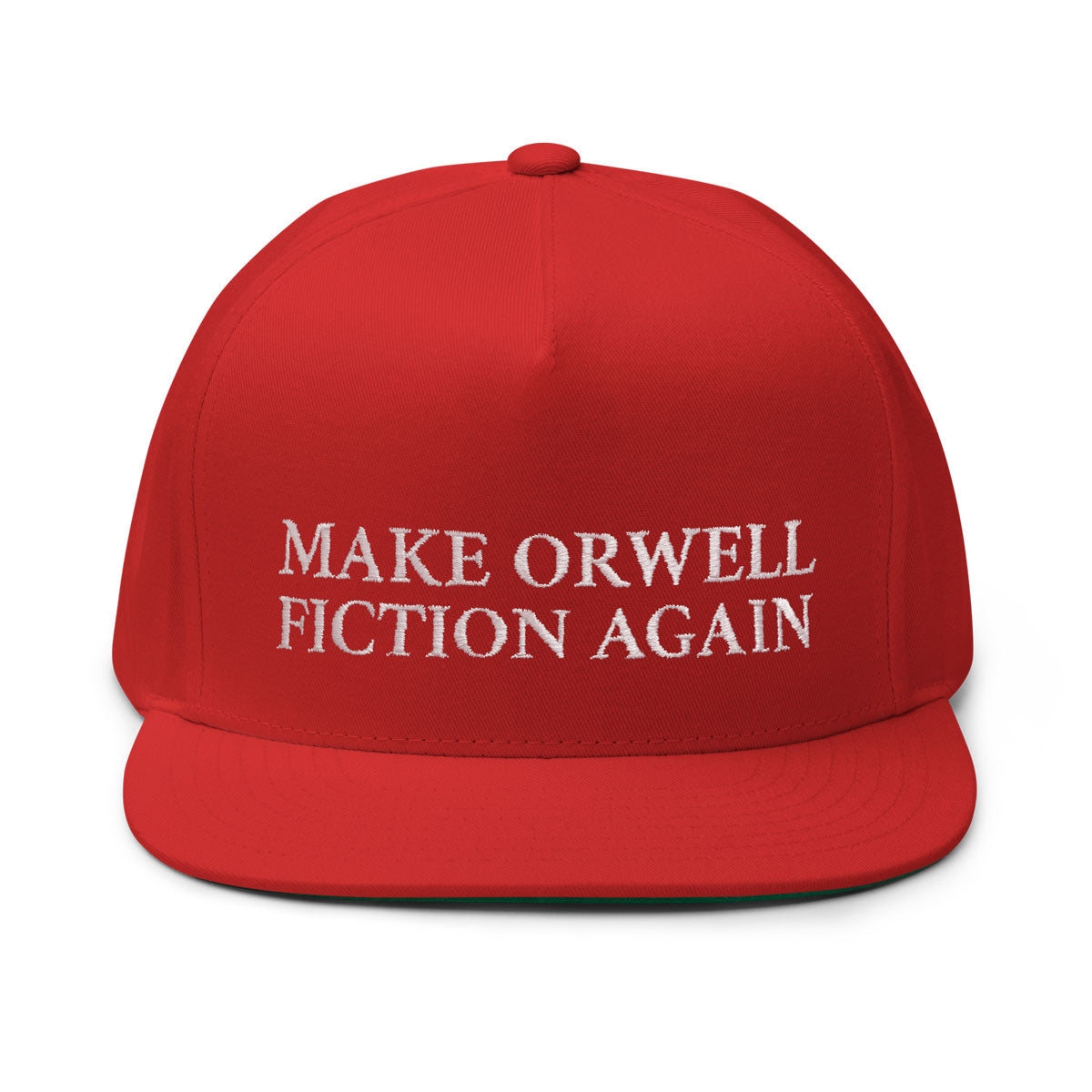 Make Orwell Fiction Again - Casquette à visière brodée