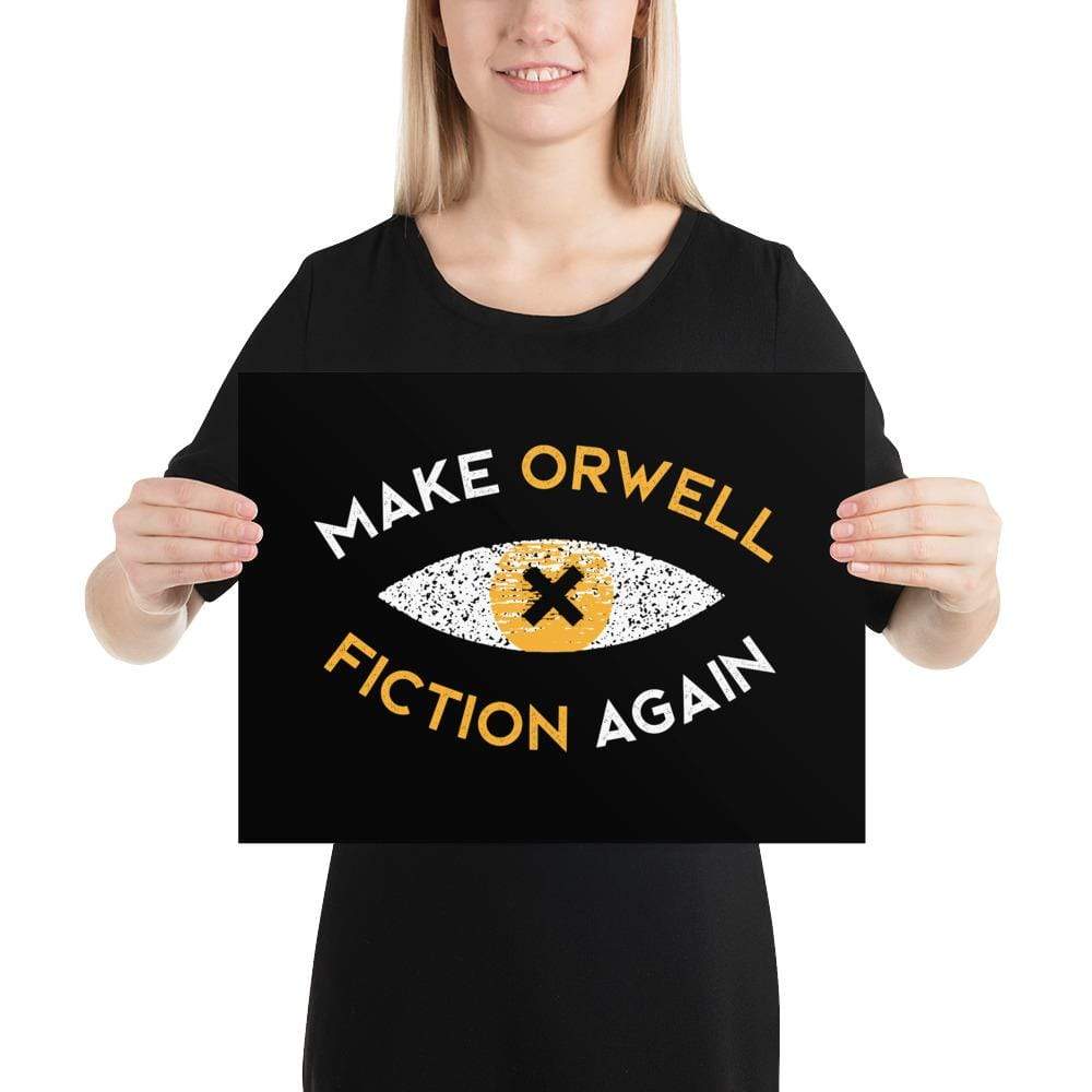 Make Orwell Fiction Again Recon Eye - Poster