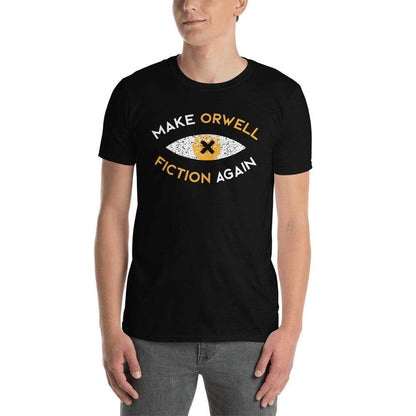 Make Orwell Fiction Again Recon Eye - Premium T-Shirt
