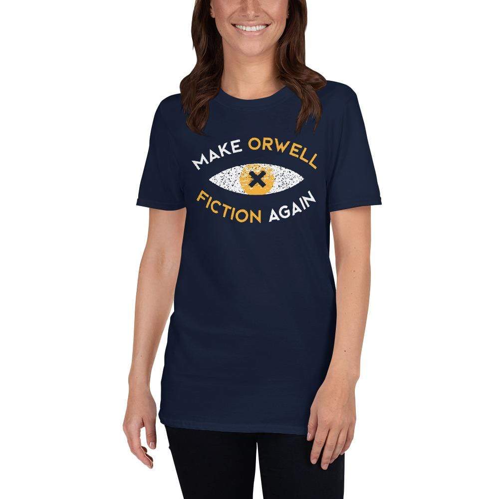 Make Orwell Fiction Again Recon Eye - Premium T-Shirt