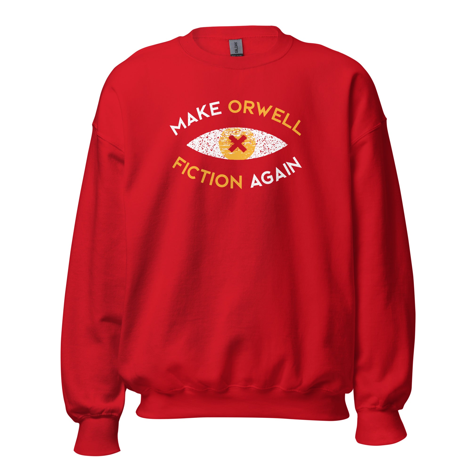 Make Orwell Fiction Again Recon Eye - Sweatshirt-Sweatshirt-The Philosopher's Shirt
