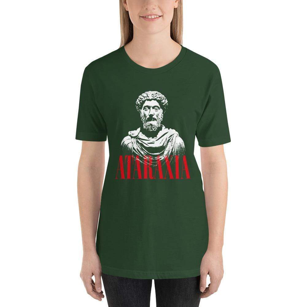 Marc Aurel Bust - Ataraxia Stoic Ethics - Basic T-Shirt