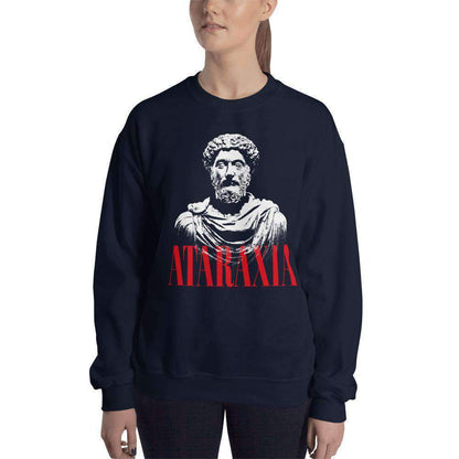 Marc Aurel Bust - Ataraxia Stoic Ethics - Sweatshirt