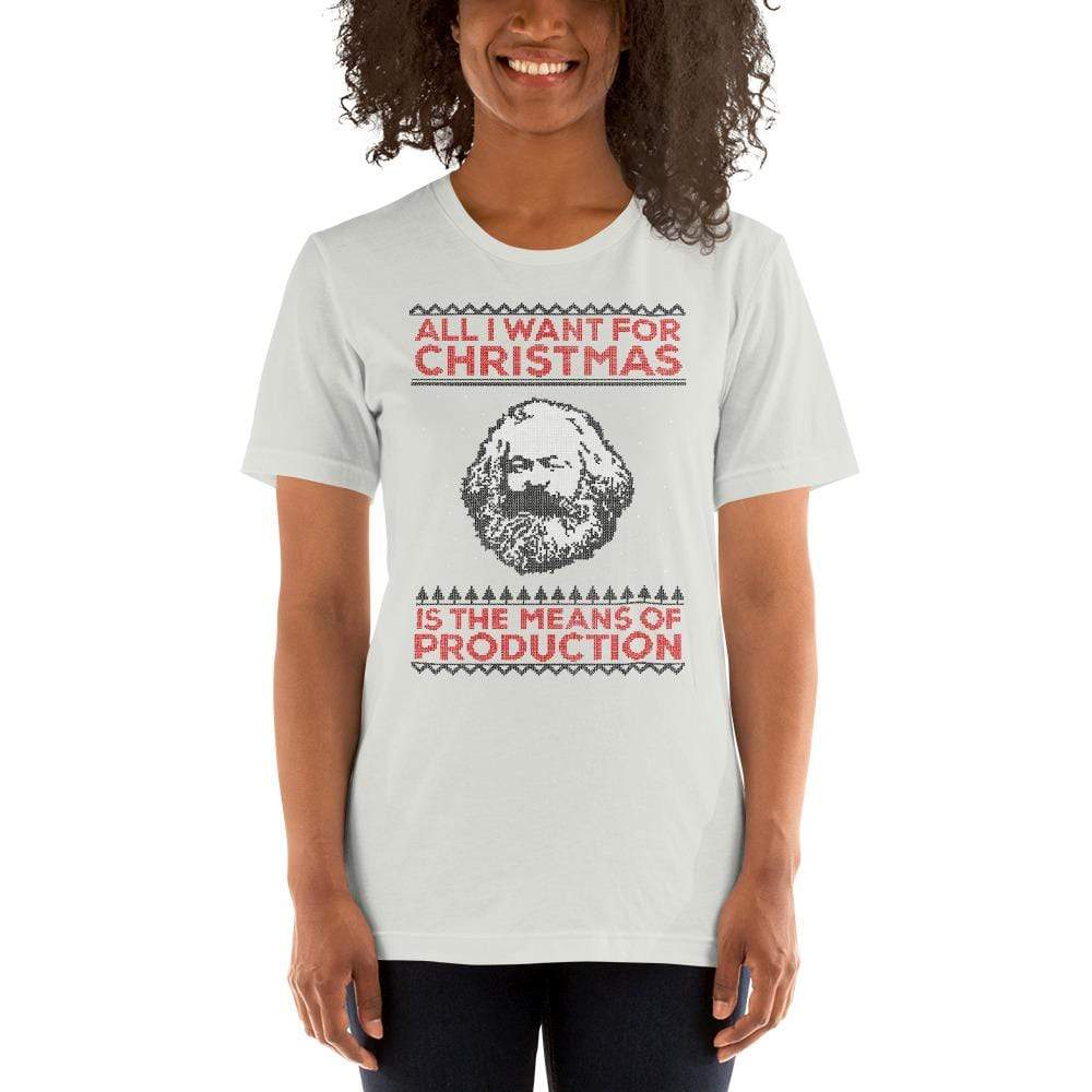 Marx - All I Want For Christmas Is The Means Of Production - Basic T-Shirt