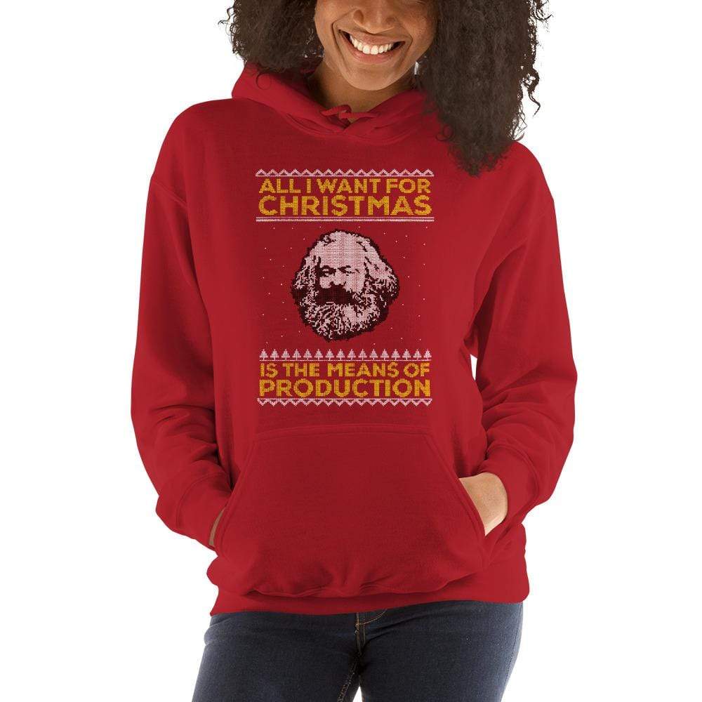 Marx - All I Want For Christmas Is The Means Of Production - Hoodie
