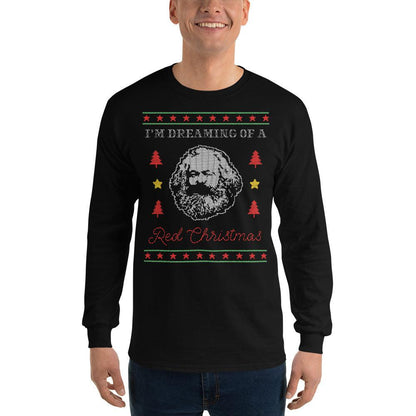 Marx: I’m dreaming of a red Christmas - Long-Sleeved Shirt