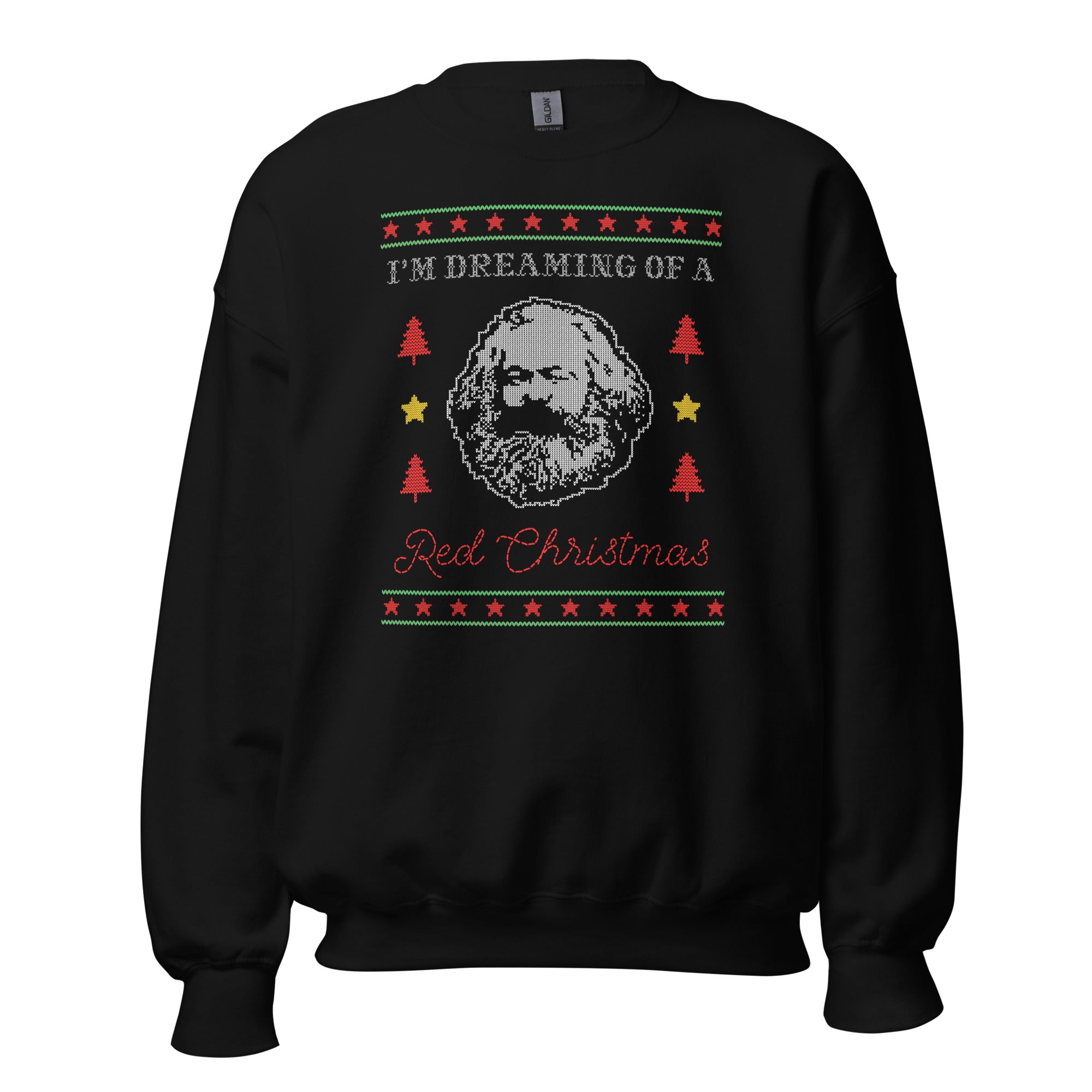 Marx: I’m dreaming of a red Christmas - Sweatshirt-Sweatshirt-The Philosopher's Shirt