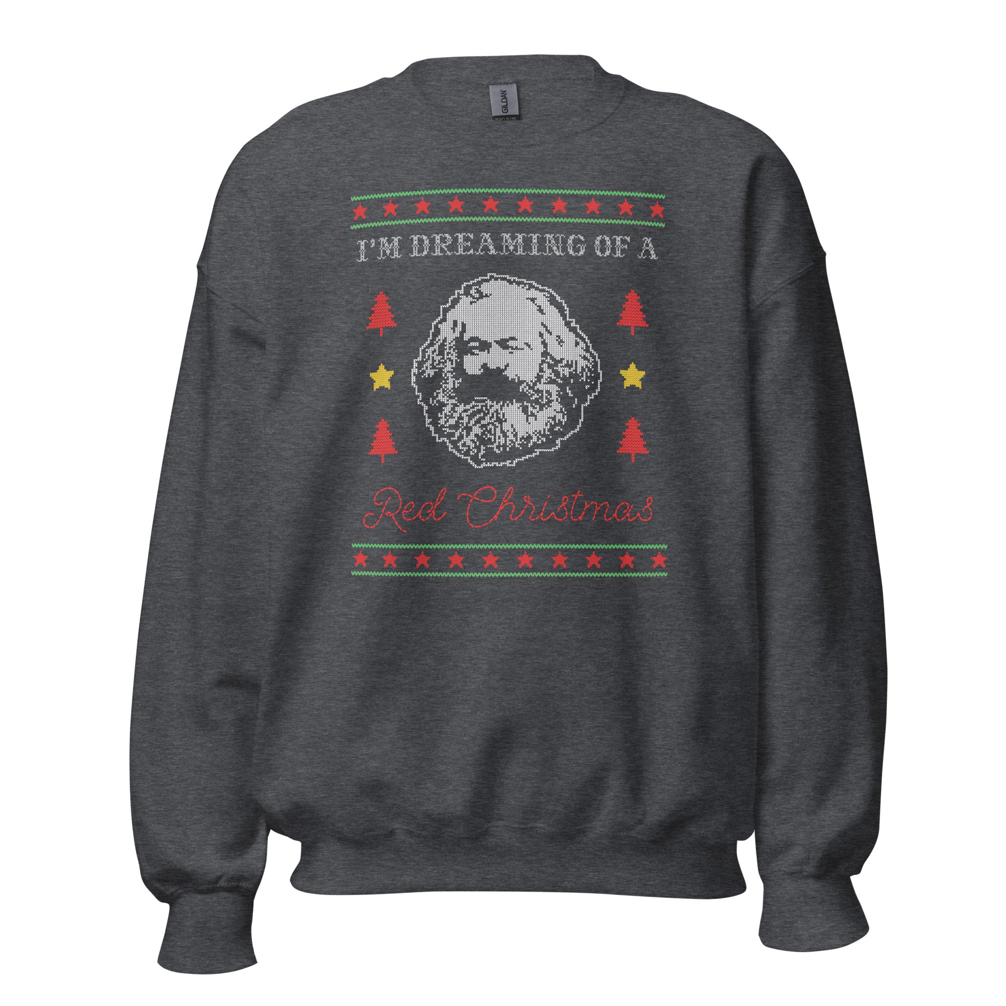Marx: I’m dreaming of a red Christmas - Sweatshirt-Sweatshirt-The Philosopher's Shirt