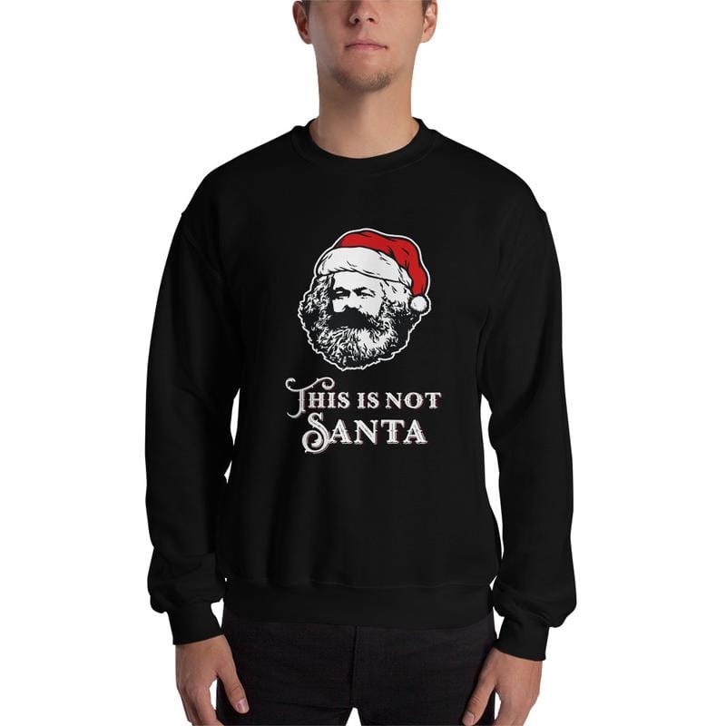 Marx - This Is Not Santa - Sweatshirt - Black / 4XL - Discounted (US)