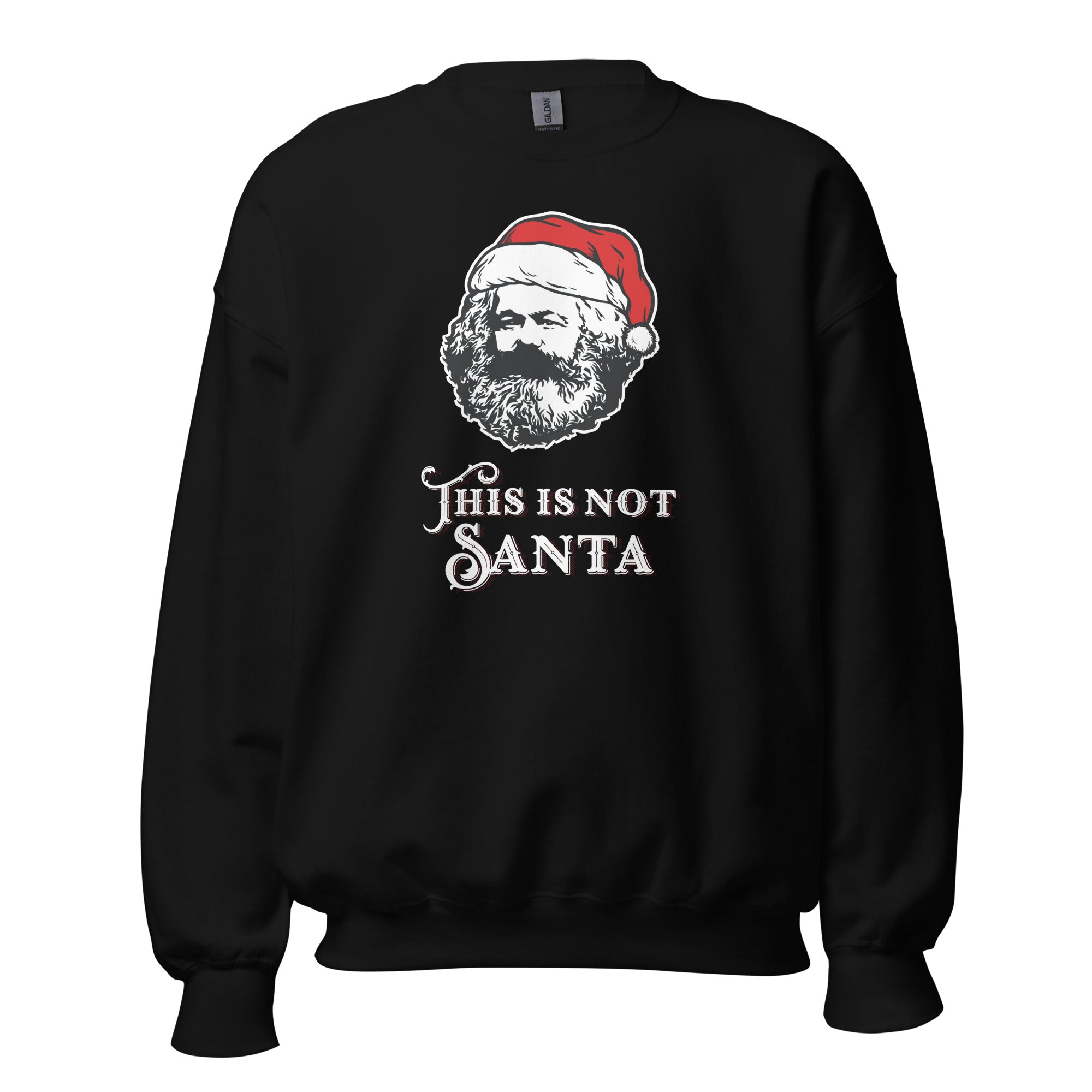 Marx - This Is Not Santa - Sweatshirt-Sweatshirt-The Philosopher's Shirt