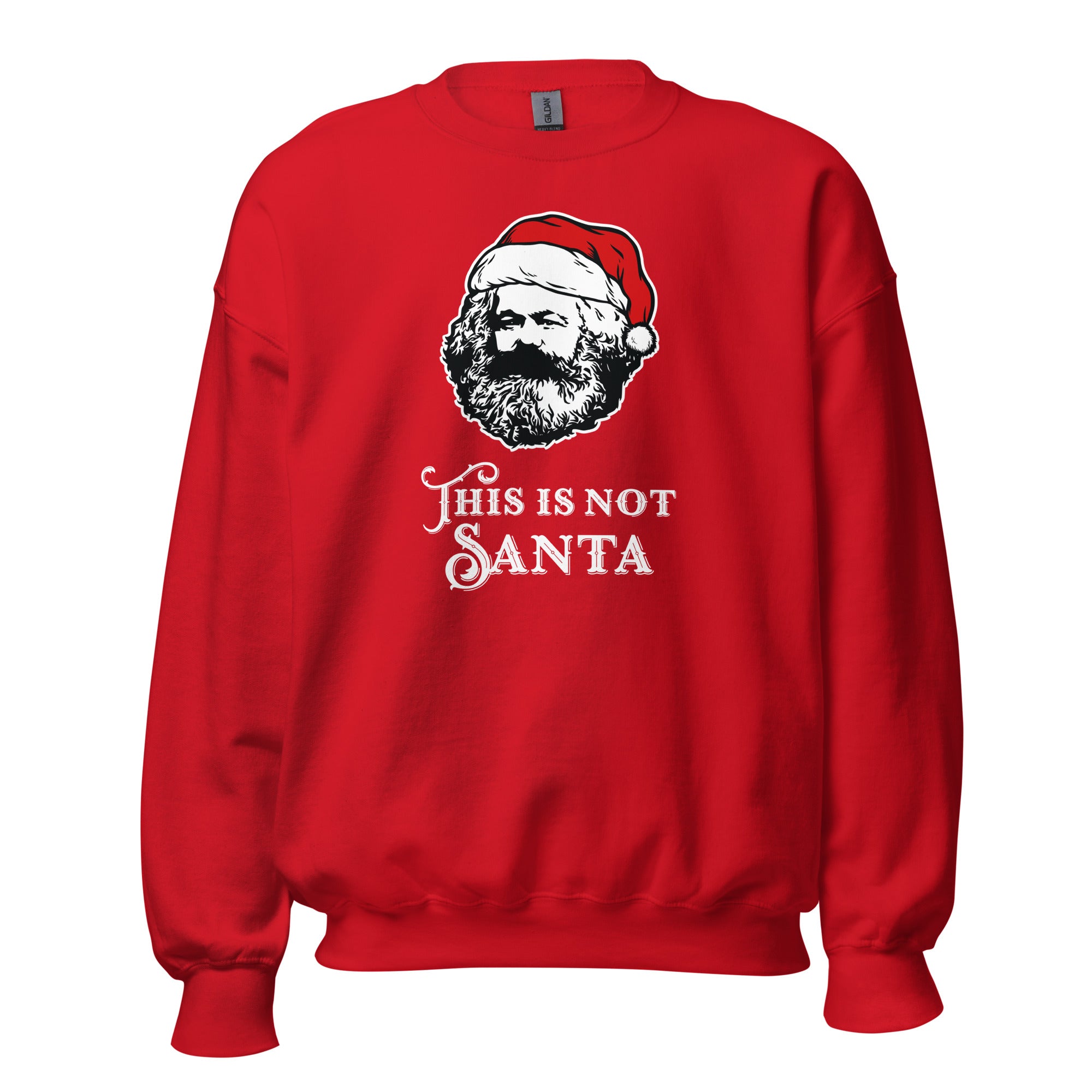 Marx - This Is Not Santa - Sweatshirt-Sweatshirt-The Philosopher's Shirt