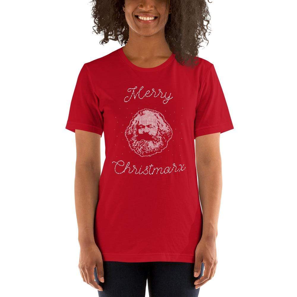 Merry Christmarx - Ugly Christmas Sweater Design - Basic T-Shirt