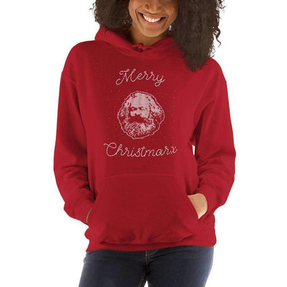 Merry Christmarx - Ugly Christmas Sweater Design - Hoodie
