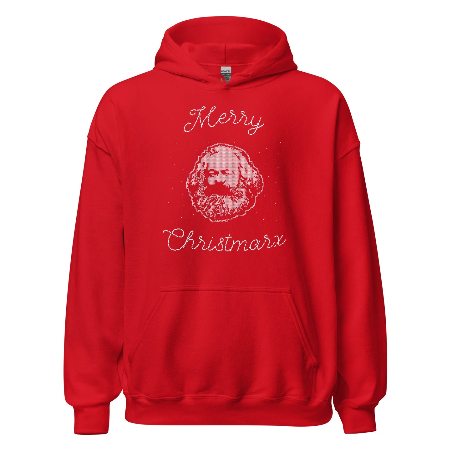 Merry Christmarx - Ugly Christmas Sweater Design - Hoodie