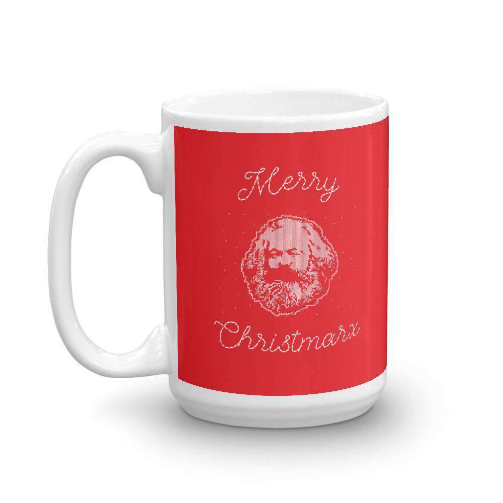 Merry Christmarx - Ugly Christmas Sweater Design - Mug-Mug-The Philosopher's Shirt