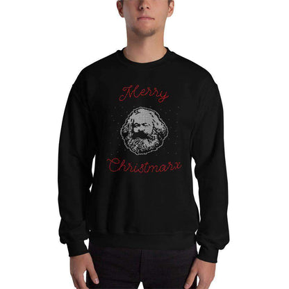 Merry Christmarx - Ugly Christmas Sweater Design - Sweatshirt