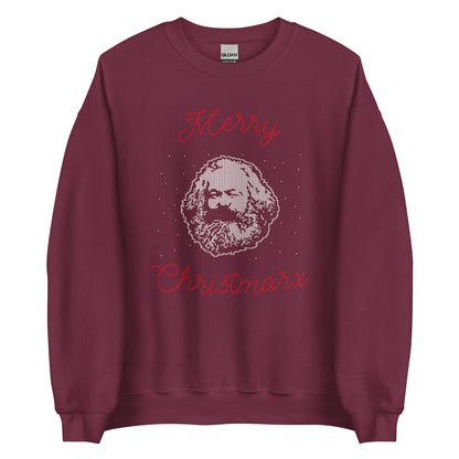 Merry Christmarx - Ugly Christmas Sweater Design - Sweatshirt