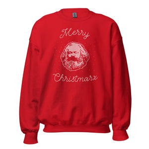 Merry Christmarx - Design del maglione di Natale - Felpa