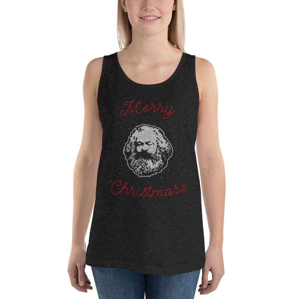 Merry Christmarx - Ugly Christmas Sweater Design - Unisex Tank Top