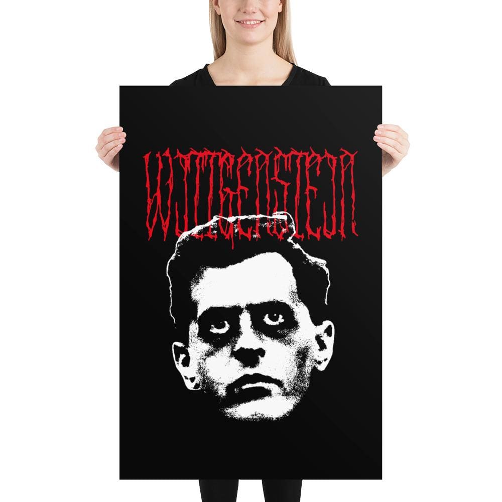 Metal Philosophers - Wittgenstein - Poster