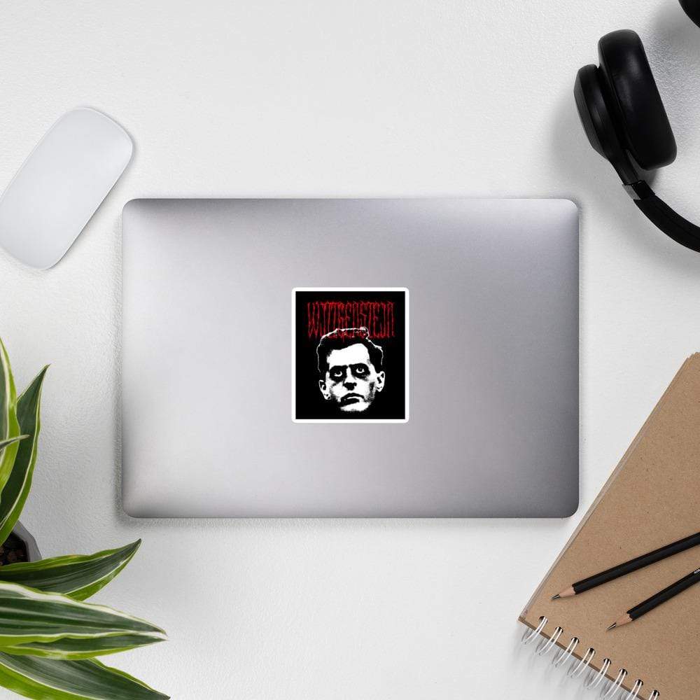 Philosophes en métal - Wittgenstein - Sticker