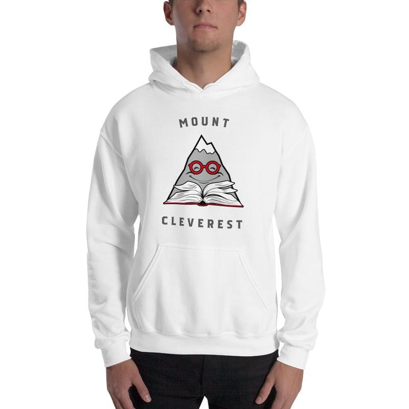Mount Cleverest - Hoodie - White / S - Discounted (US)