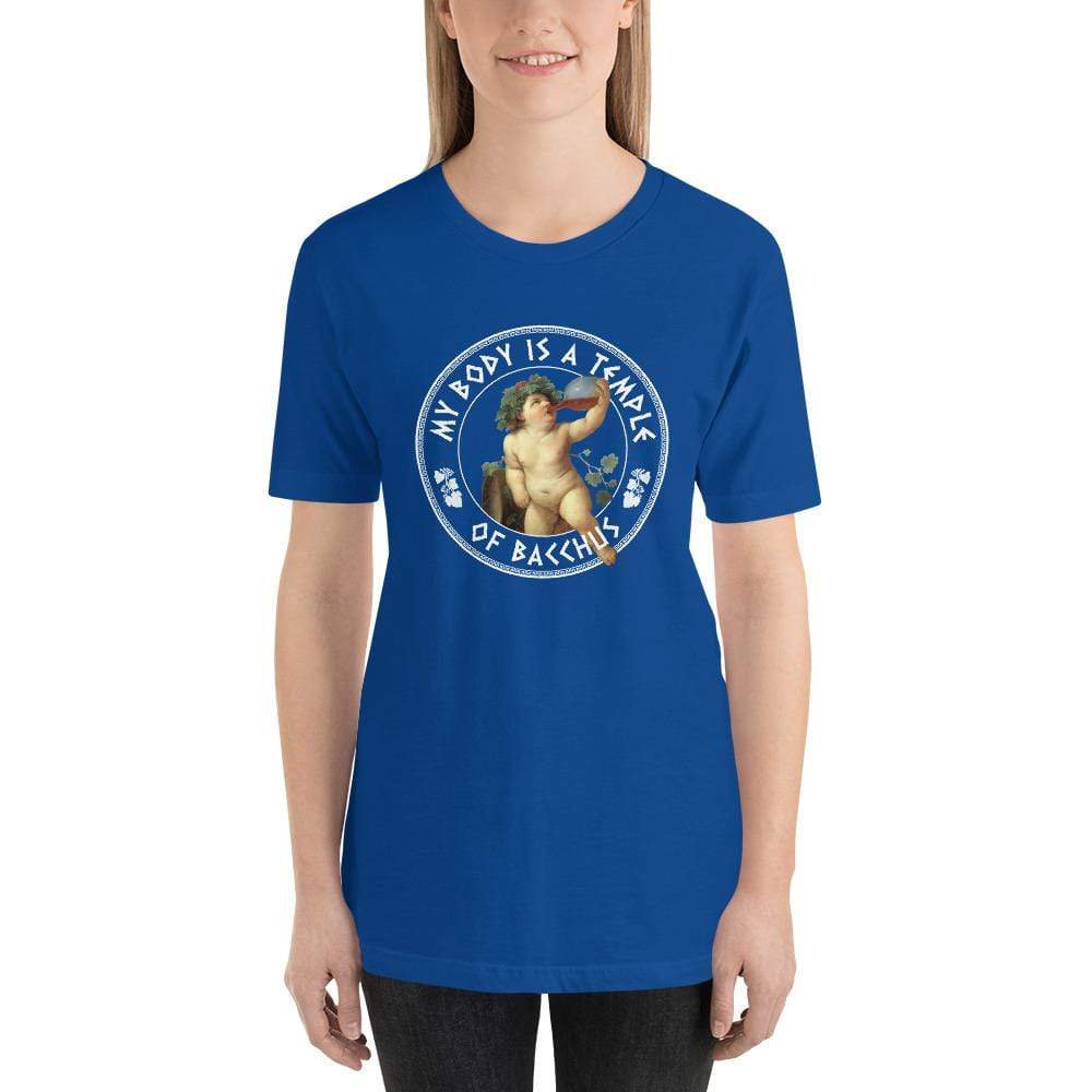 My Body Is A Temple Of Bacchus - Basic T-Shirt
