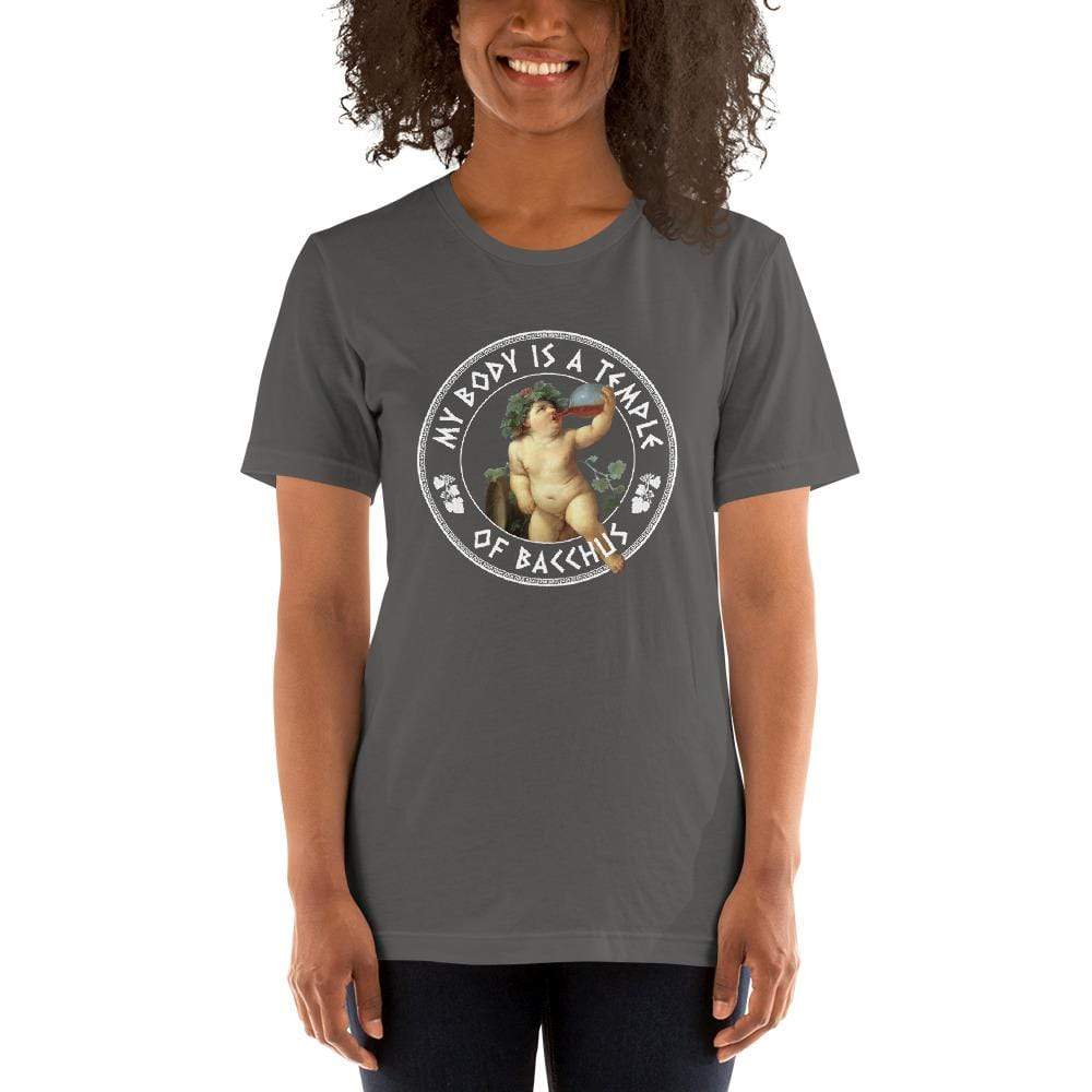 My Body Is A Temple Of Bacchus - Basic T-Shirt