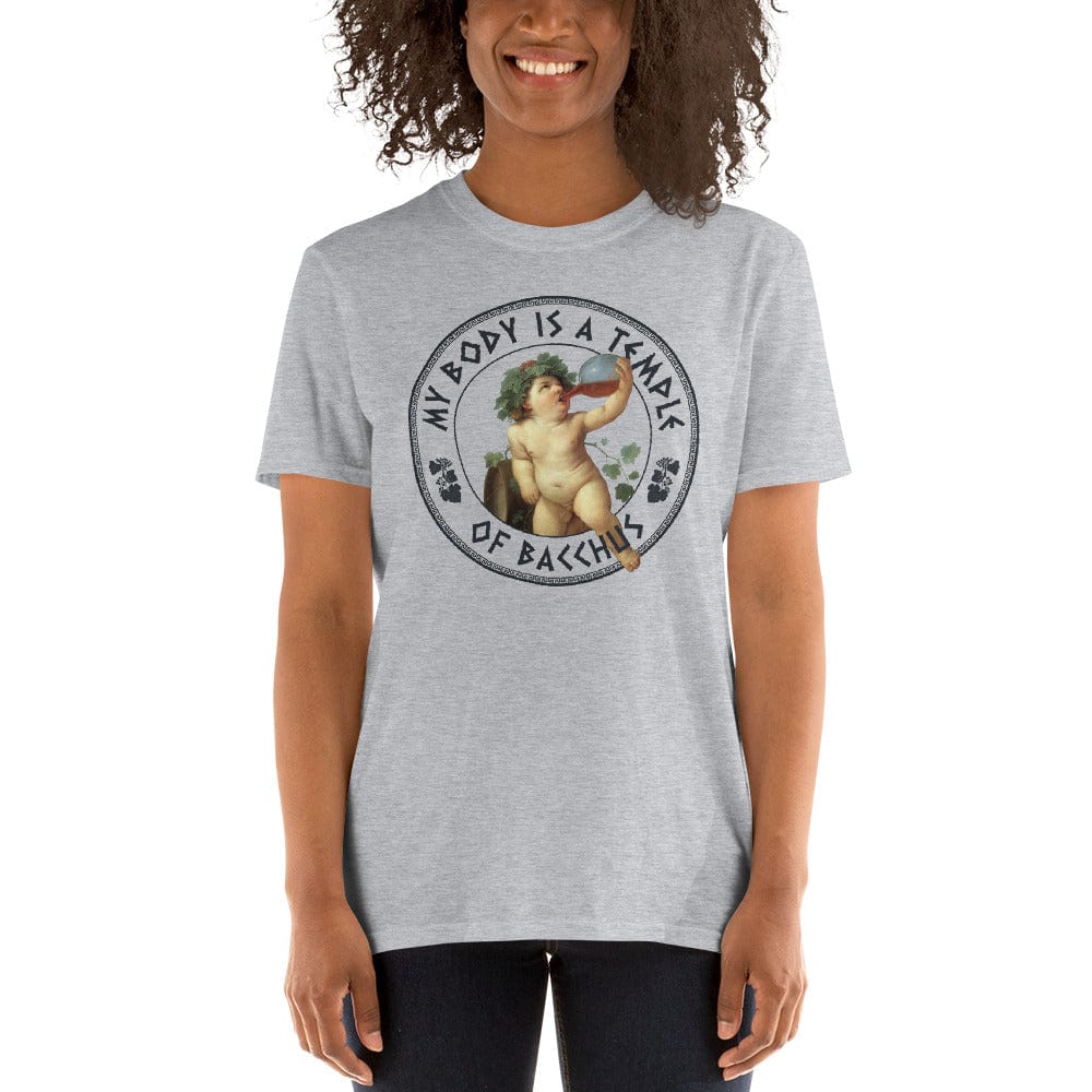 My Body Is A Temple Of Bacchus - Premium T-Shirt