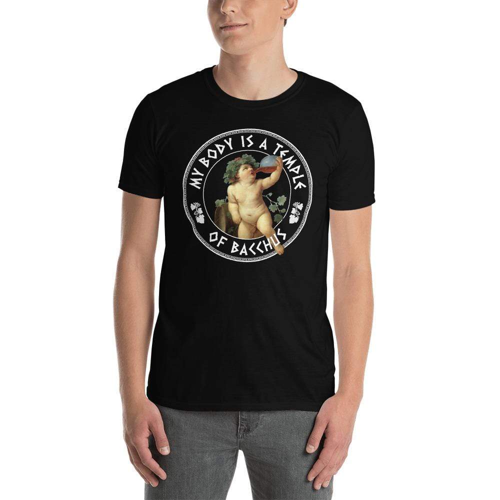 My Body Is A Temple Of Bacchus - Premium T-Shirt