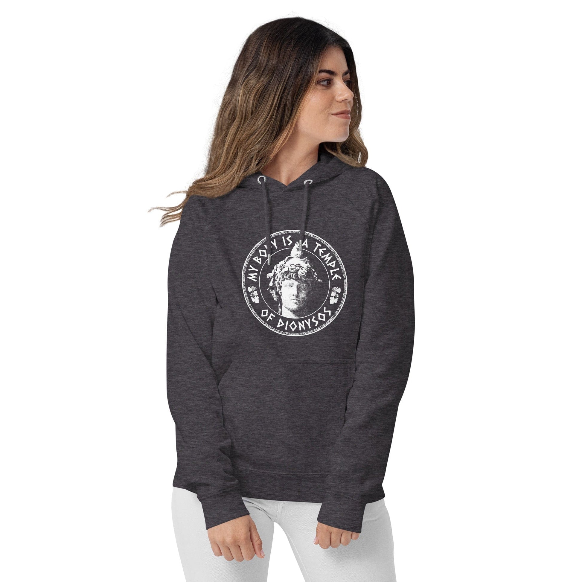 My Body Is A Temple Of Dionysos - Eco Hoodie