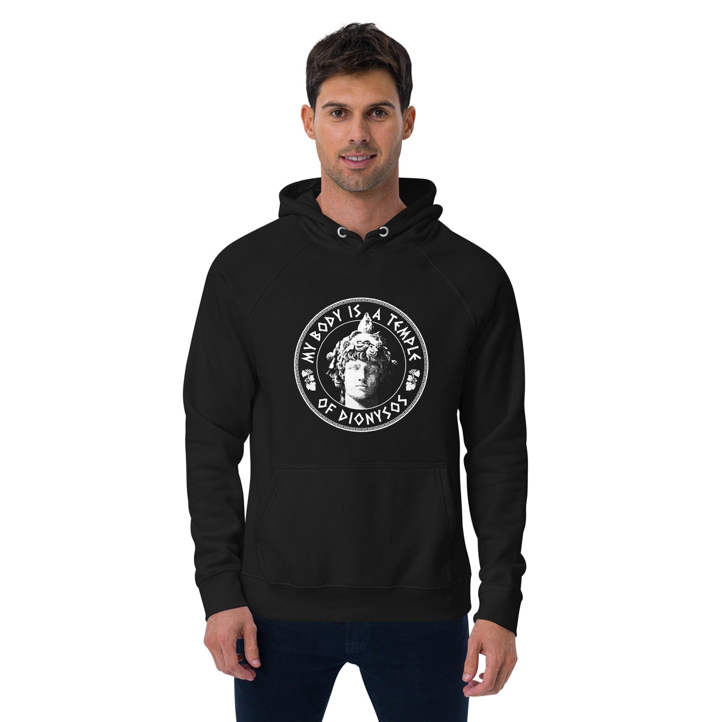 My Body Is A Temple Of Dionysos - Eco Hoodie