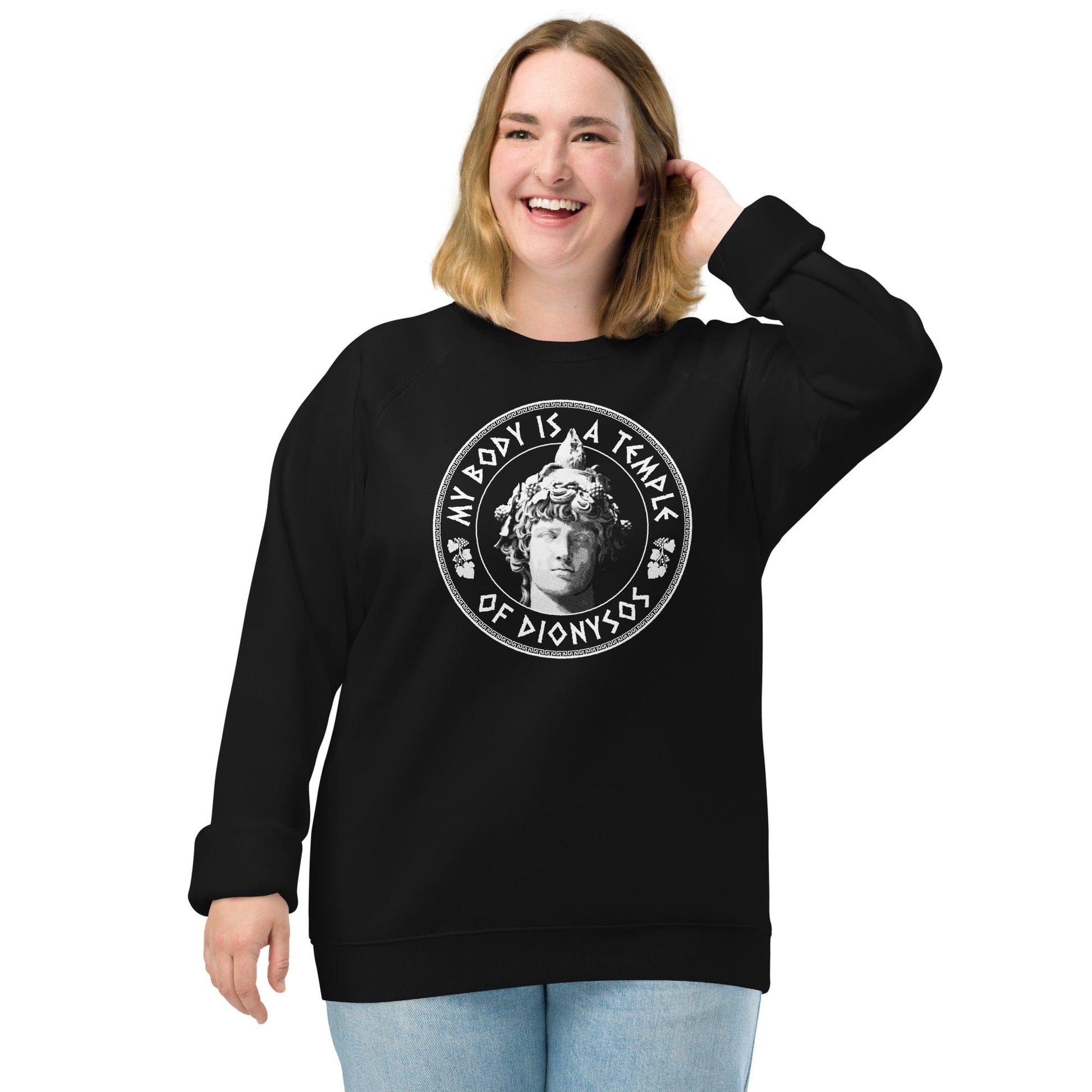 My Body Is A Temple Of Dionysos - Eco Sweatshirt