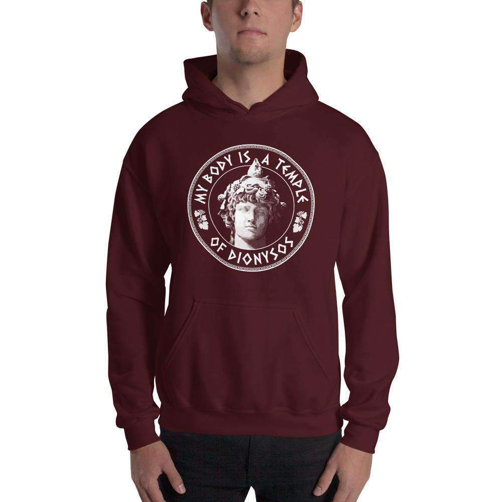 My Body Is A Temple Of Dionysos - Hoodie